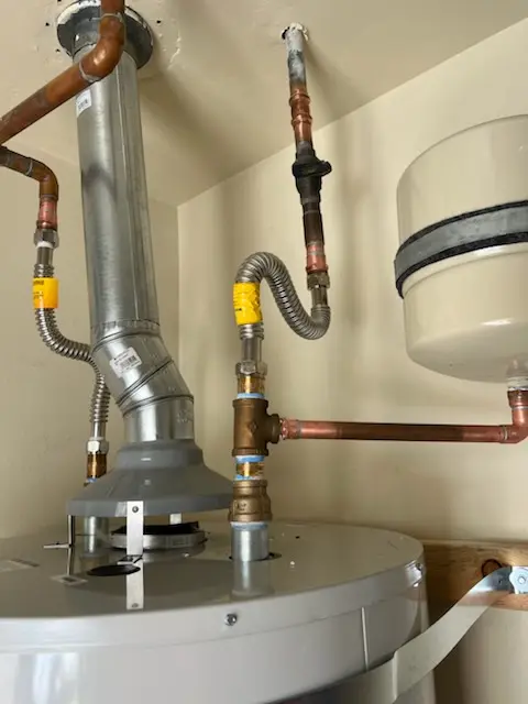 Water heater installation and plumbing repair in Darlington